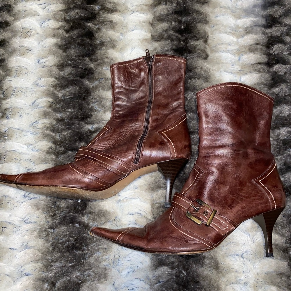 Leather Ankle Boots